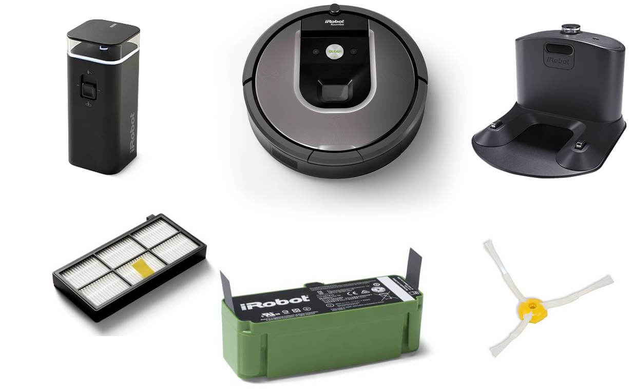 Équipement Roomba 960 Équipement Roomba 960