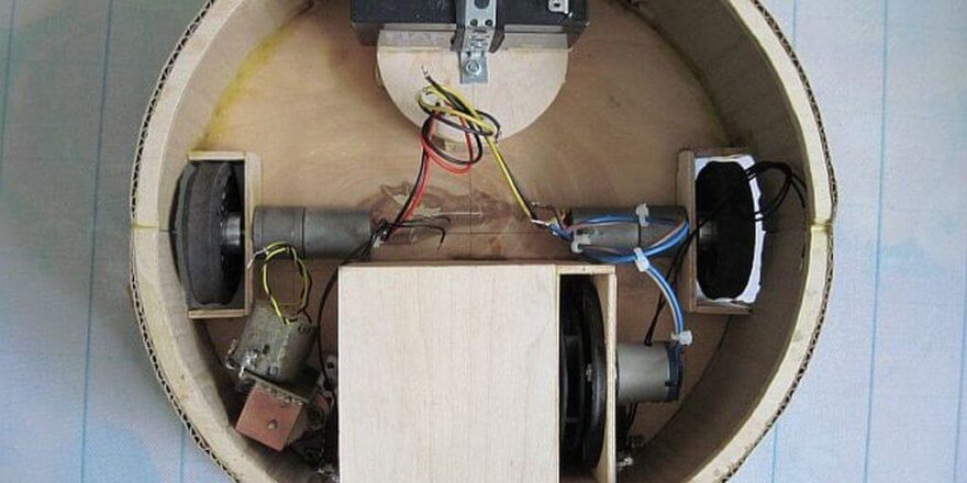aspirateur robot fait maison