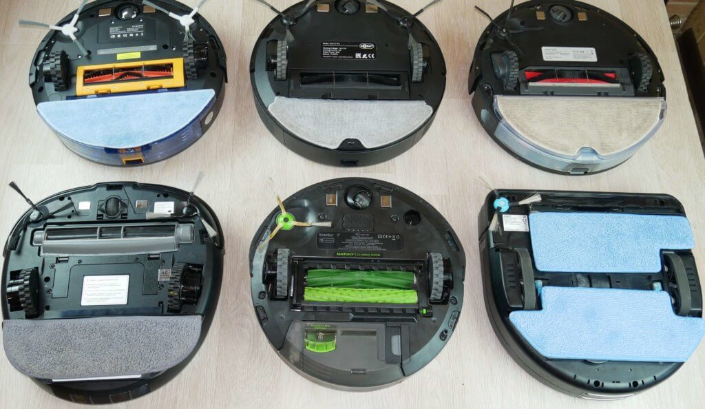 Aspirateurs robots avec ou sans brosse turbo