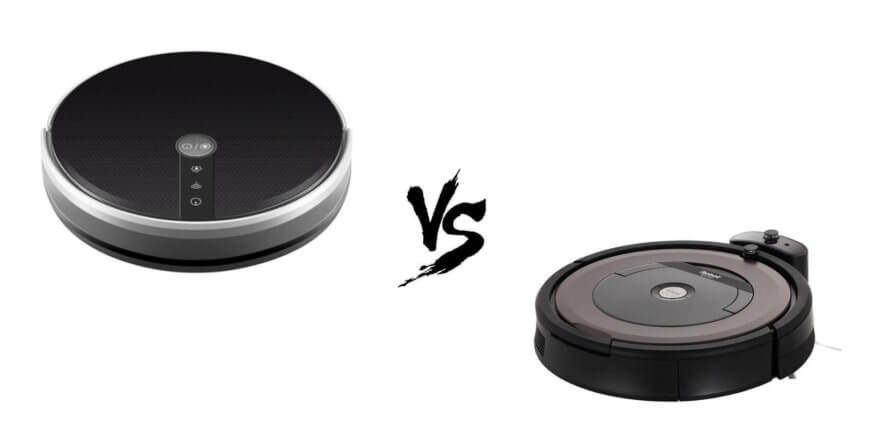 Comparación del Panda X7 y el iRobot Roomba 896