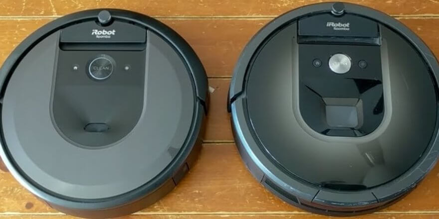Comparaison des iRobot Roomba i7 et 980
