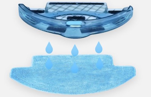 L'eau s'écoule par gravité.