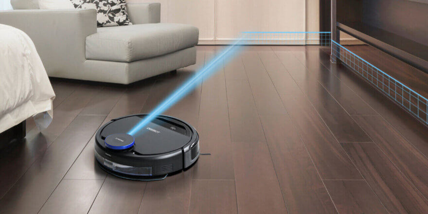Aspirateur robot avec lidar