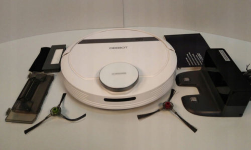 Contenu de l'emballage du DeeBot 900 Contenu de l'emballage du DeeBot 900
