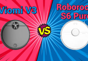Comparaison des aspirateurs robots Viomi V3 et Roborock S6 Pure