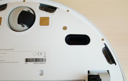 Capteur optique en bas