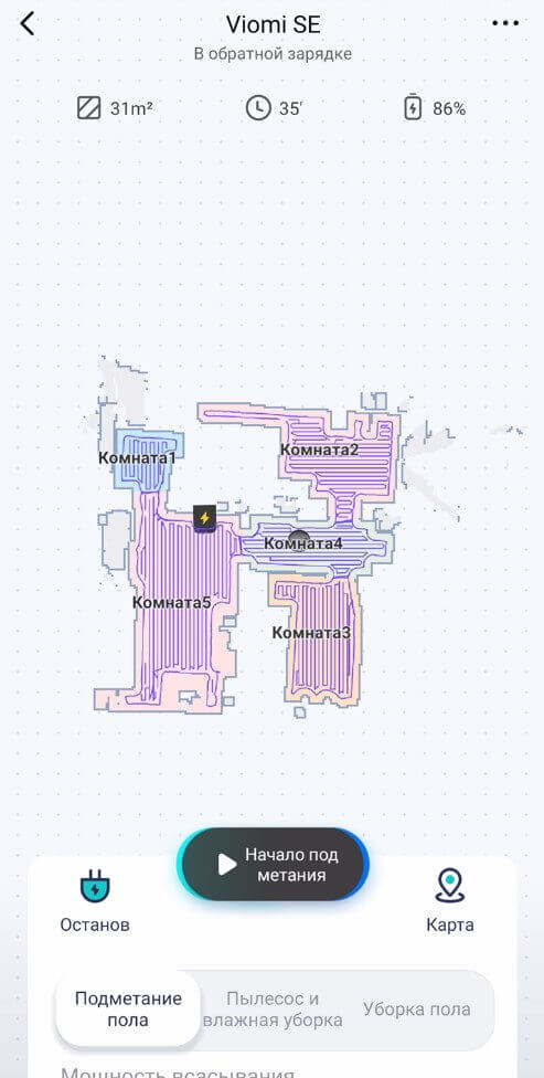 Navigation dans le logement