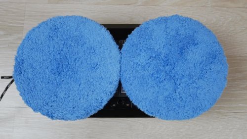 Vue de dessous (avec serviettes)