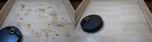Enlever les taches avec une serpillière vibrante