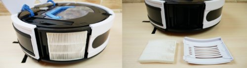 emplacement du filtre HEPA emplacement du filtre HEPA