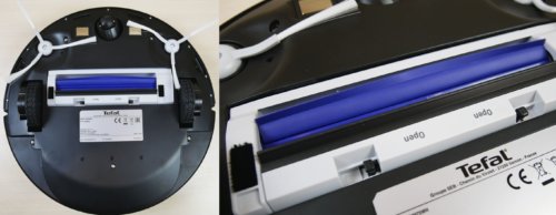 Robot avec brosse en silicone