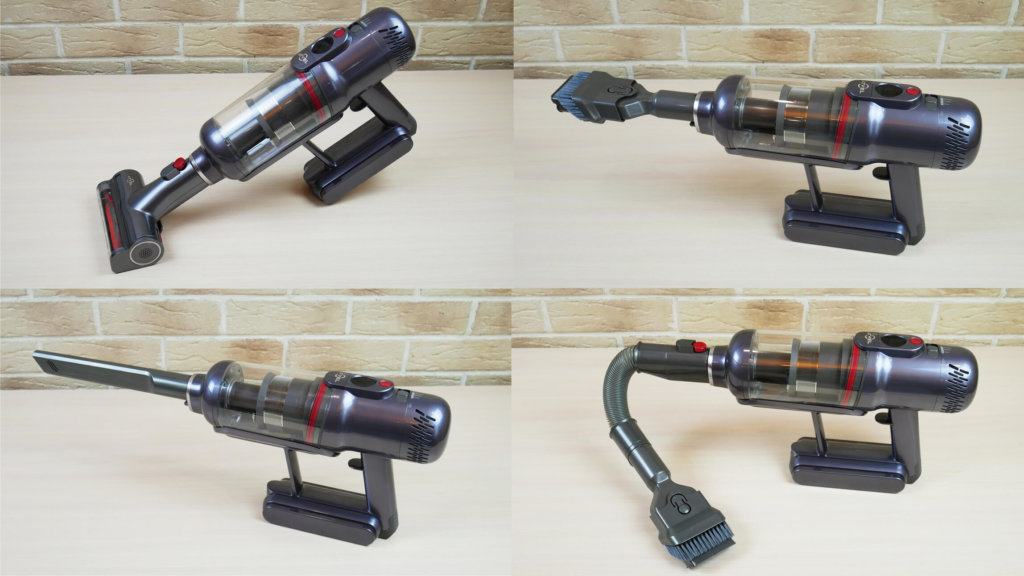Atvel G9 avec différents accessoires