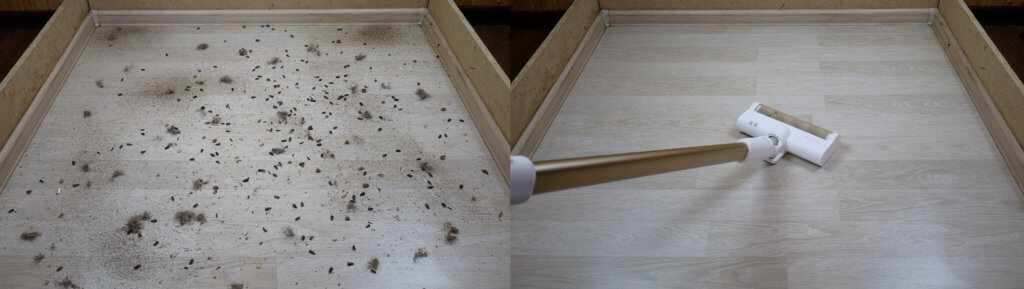 Qualité de la collecte des déchets sur les sols stratifiés