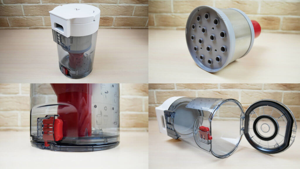 Le compartiment moteur de la station Roborock