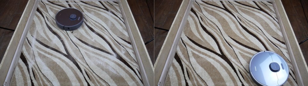 Accumulation de sable sur le tapis Dreame