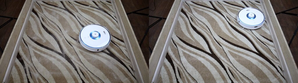 Collection de sable sur le tapis Viomi