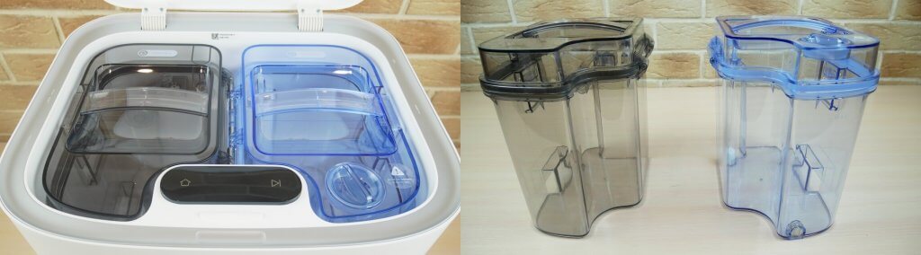 Réservoir pour eau propre et eau sale