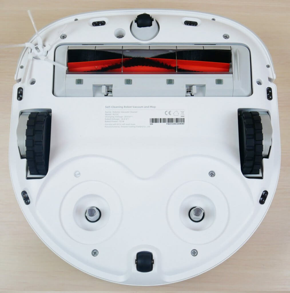 Dreame Bot W10, vue de dessous