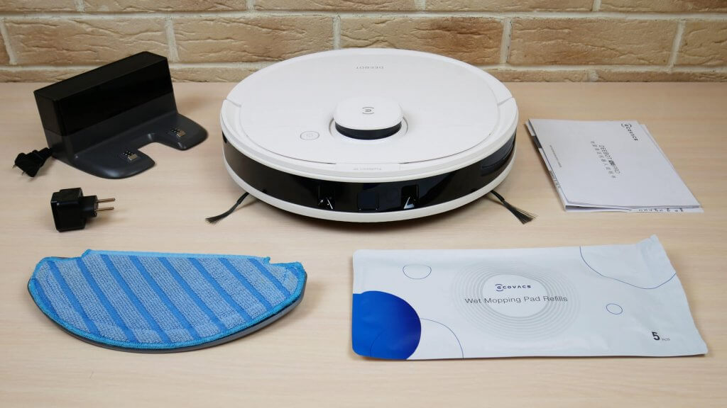 Contenu de l'emballage Ecovacs Deebot OZMO N8 PRO