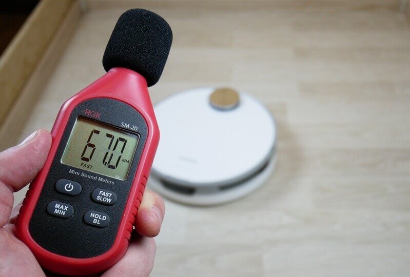 Niveau sonore du Samsung Jet Bot+