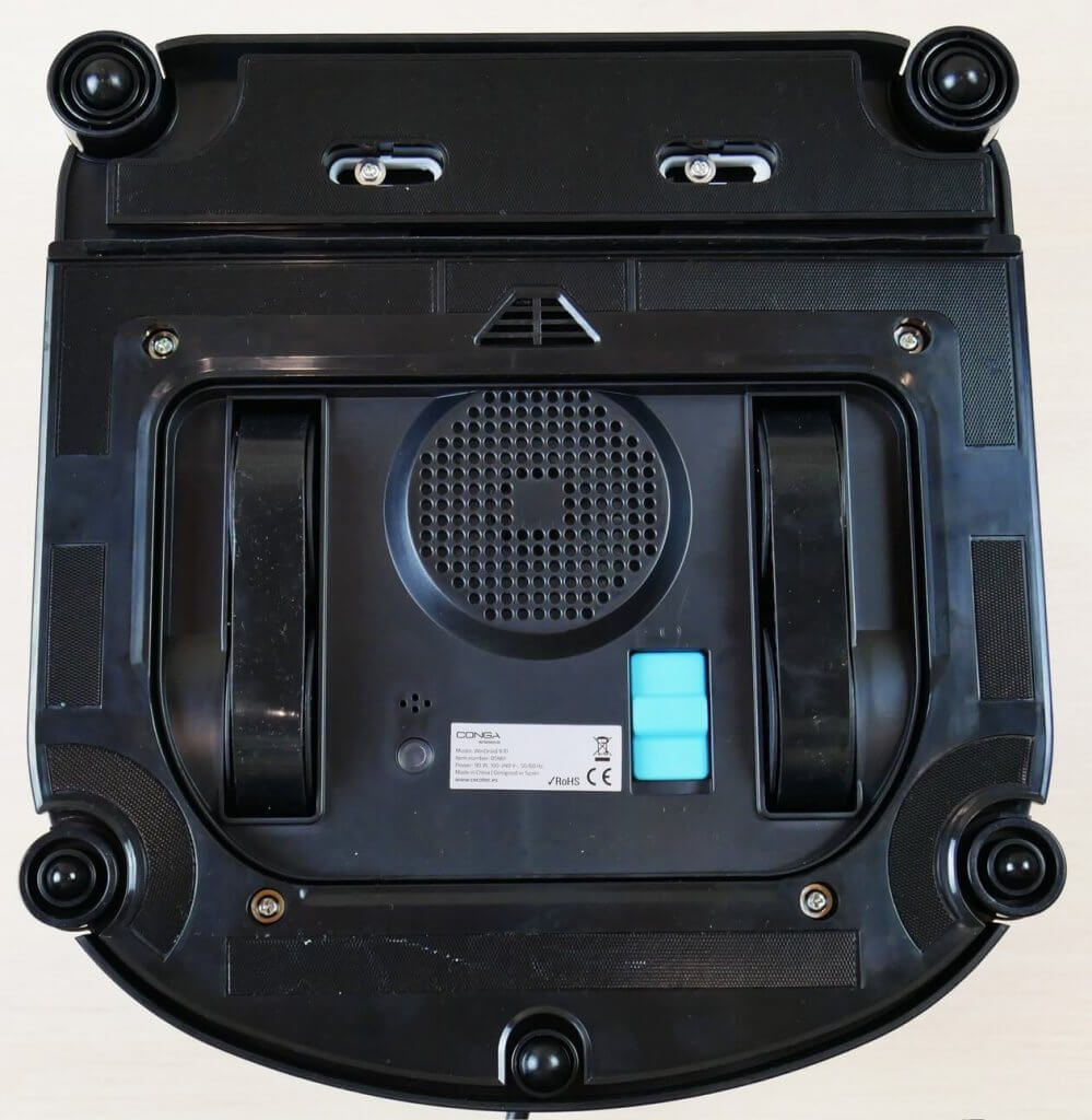 Cecotec Conga WinDroid 970, vue de dessous