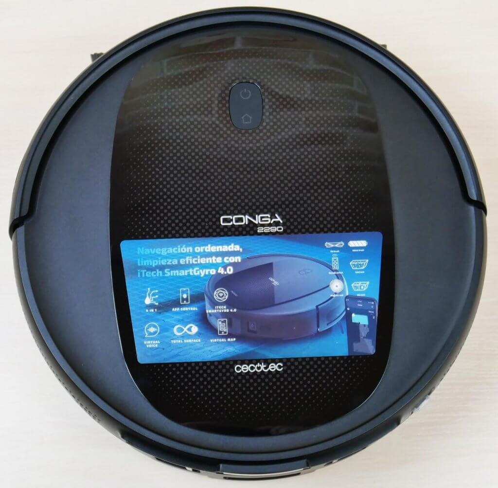 Cecotec Conga 2290 Ultra, vue de dessus