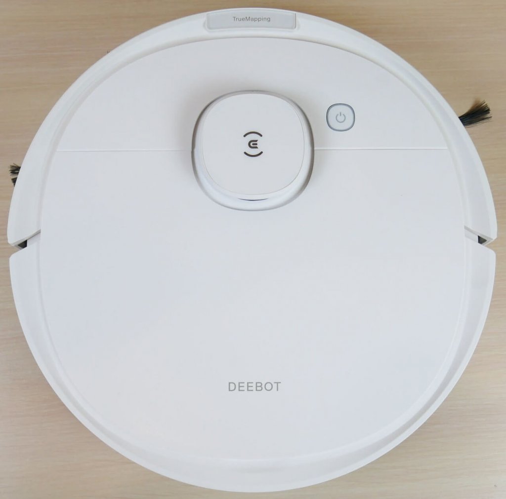 Ecovacs Deebot N8 : vue de dessus