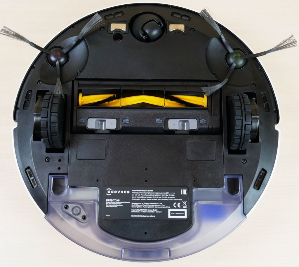 Deebot OZMO N8 : Vue de dessous