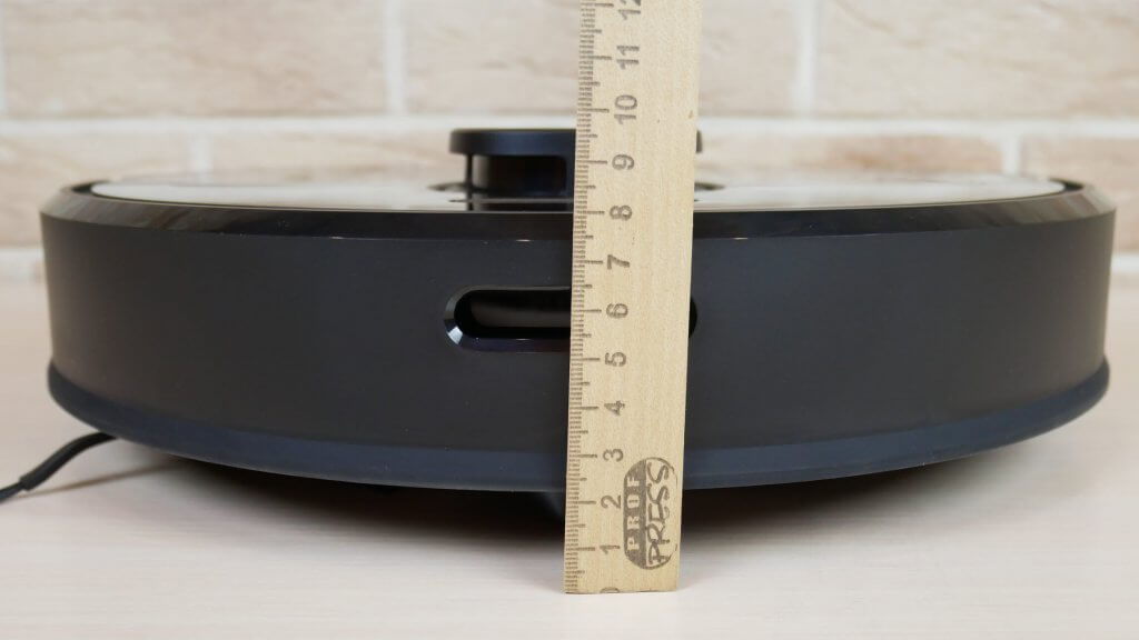 Dreame Bot D9 Pro : Hauteur du corps