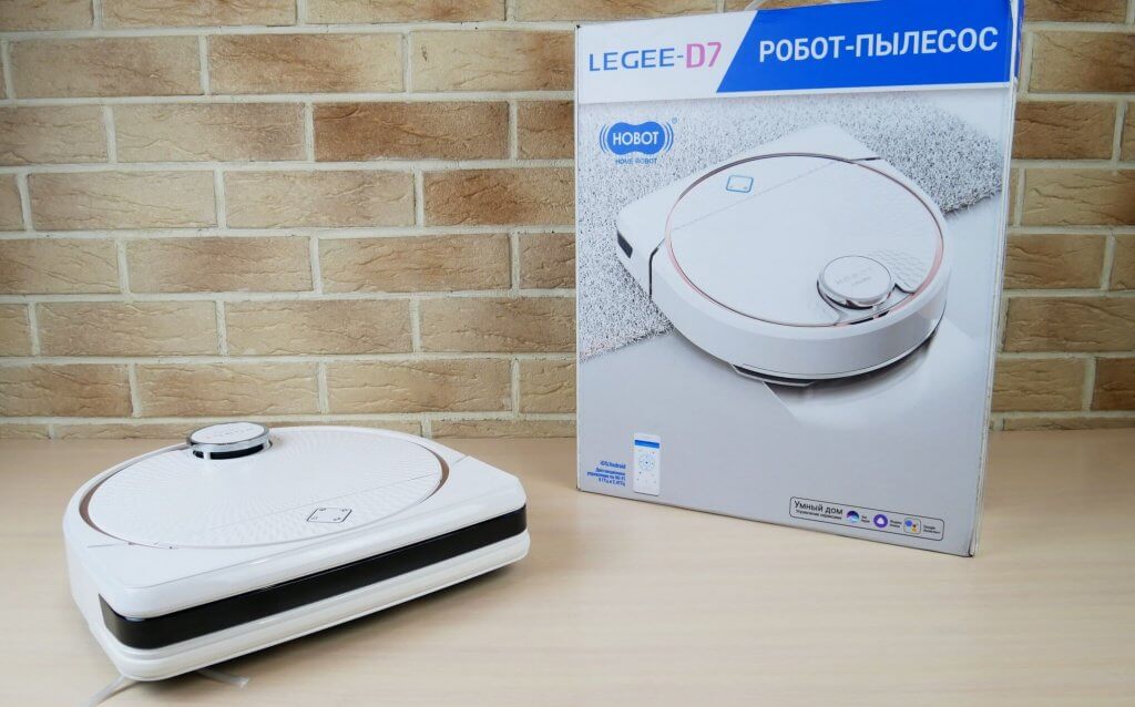Hobot LEGEE-D7 et boîte
