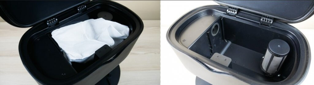 Emplacement du sac