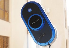 Wollmer W600 Ultrabot : Robot lave-vitres avec alimentation en eau automatique