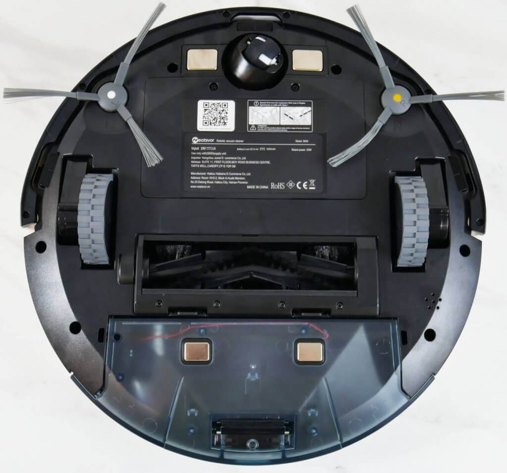 Vue de dessous du NEATSVOR S600