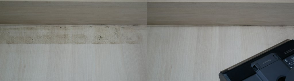 Dreame H12 pour nettoyer la saleté le long des plinthes
