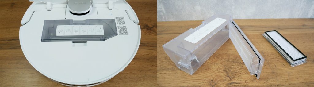 Dreame Bot L10s Ultra : Système de dépoussiérage et de filtration