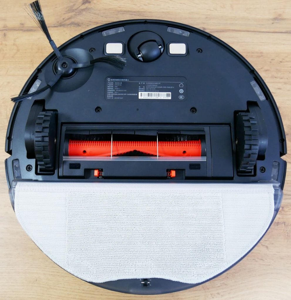 Brosse robot démêlante Xiaomi Mijia : vue de dessous