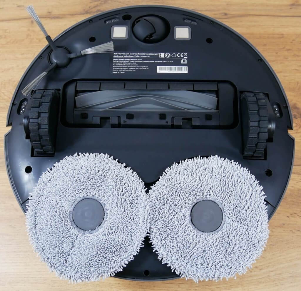 Dreame Bot L10s Pro : Vue de dessous