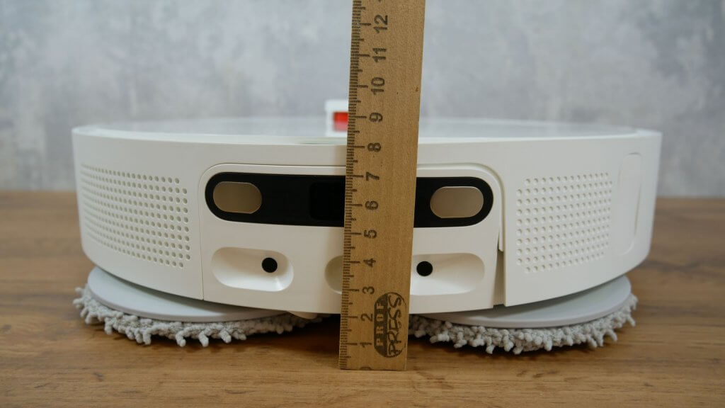 Xiaomi Mijia Omni Robot Aspirateur-Lavage B101CN : Hauteur du corps