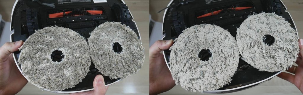 Lingettes de rinçage (après test)