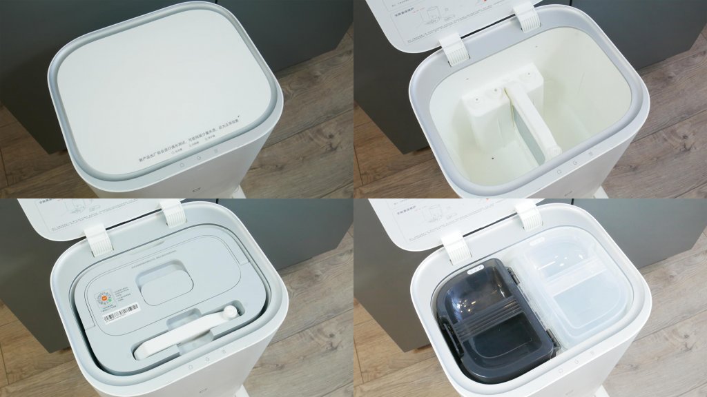Xiaomi Mijia OMNI 1S : réservoirs dans la station