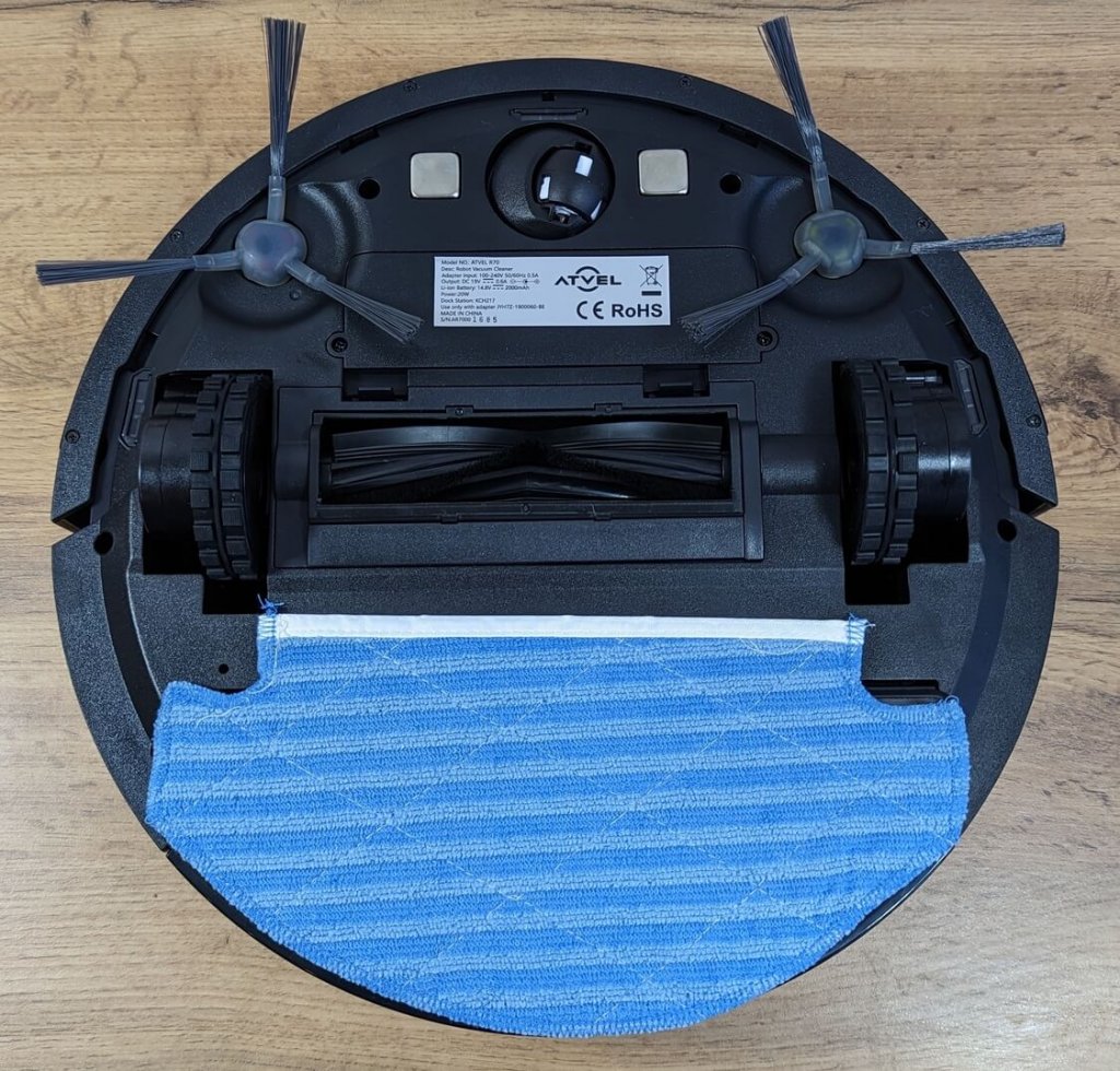 Atvel R70 : vue de dessous