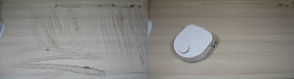 Nettoyage humide (essuyage de la saleté)