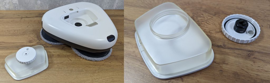 Everybot Three Spin : Réservoir d'eau