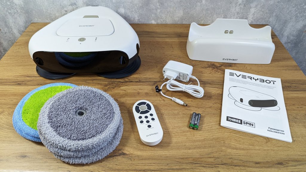 Everybot Three Spin : Contenu de l'emballage