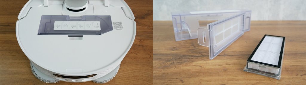 Dreame Bot L10 Ultra : Système de dépoussiérage et de filtration