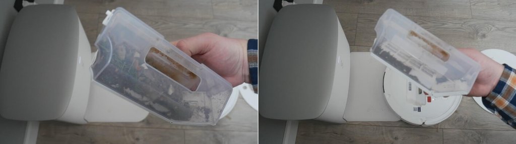Auto-nettoyage d'une poubelle incomplète
