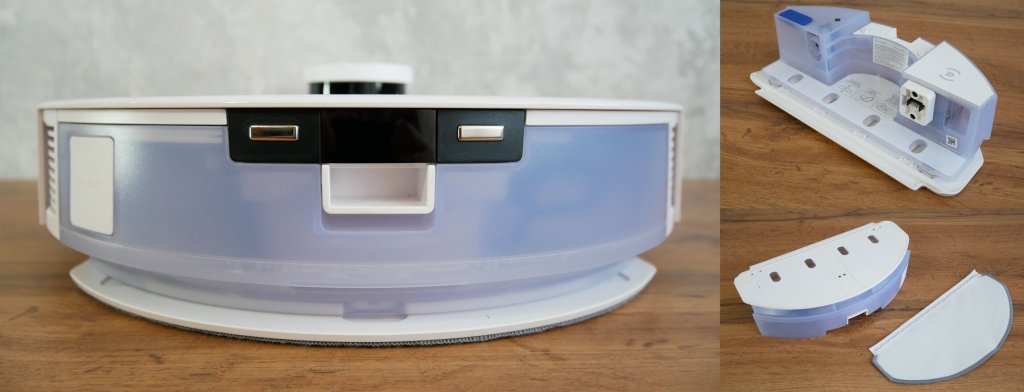 ECOVACS DEEBOT T10 Plus : Plateforme vibrante pour le nettoyage humide
