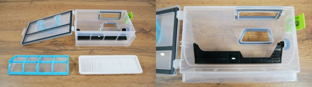 Hobot LEGEE-D8 : Système ECOpress et de filtration