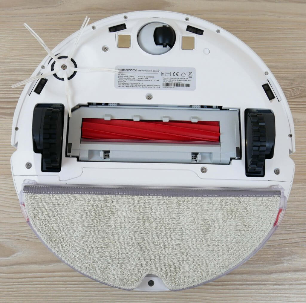Roborock Q7 Max : Vue de dessous