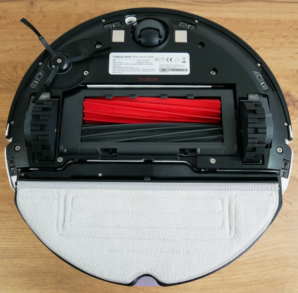 Roborock S8 : Vue de dessous